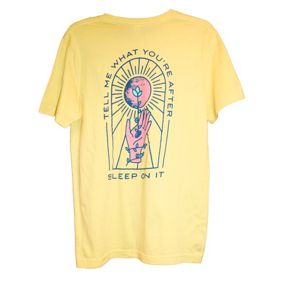 Bella + Canvas Sleep On It Graphic T-shirt Yellow - Picture 2 of 7